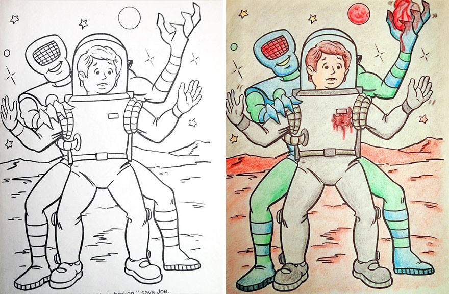 Funny Adult Coloring Books
 Coloring Book Corruptions See What Happens When Adults Do