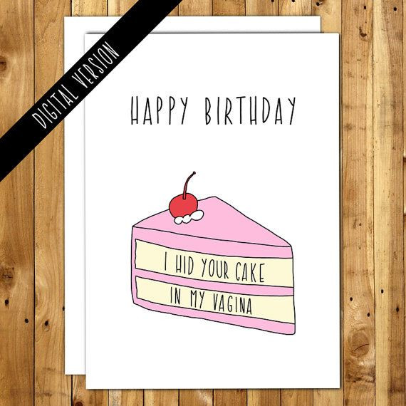 Funny Birthday Cards For Girlfriend
 Printable Birthday Card For Boyfriend For Husband For