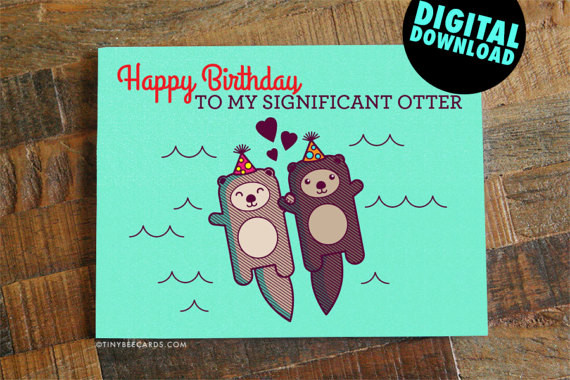 Funny Birthday Cards For Girlfriend
 Funny Printable Birthday Card for Boyfriend Girlfriend