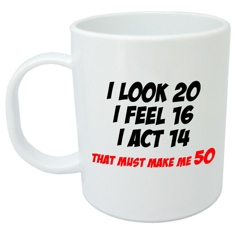 Funny Birthday Gift
 Makes Me 50 Mug Funny 50th Birthday Gifts Presents for
