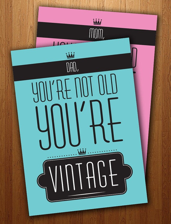 Funny Birthday Gifts For Dad
 Dad s Funny Vintage Birthday Card Printable