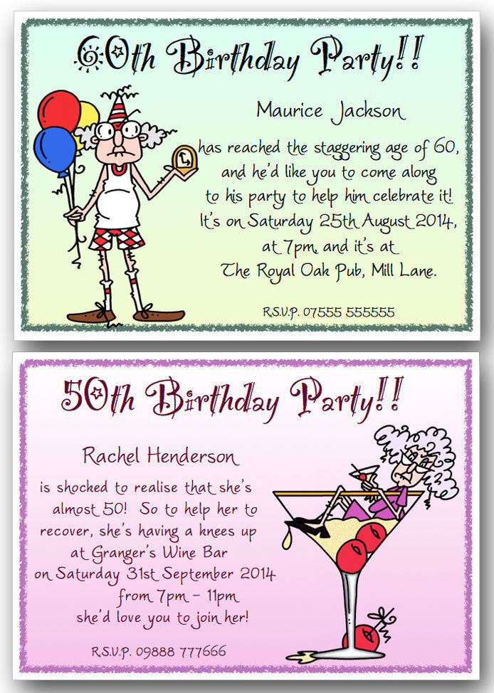 Funny Birthday Party Invitation Wording
 Humorous Quotes 80th Birthday Party QuotesGram
