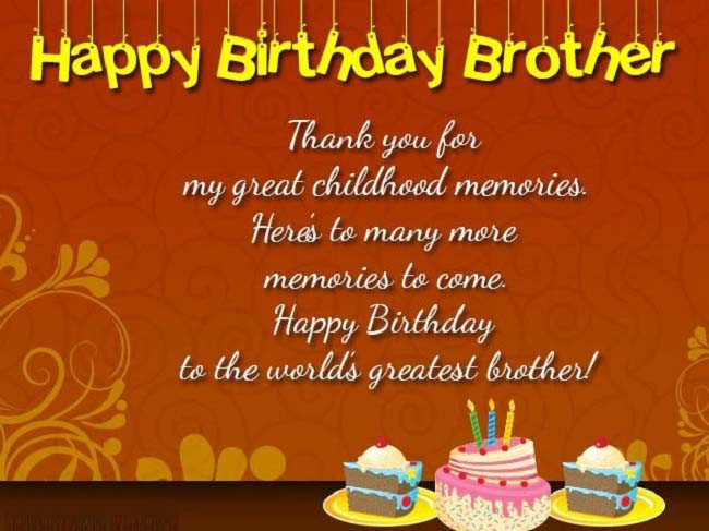 Funny Birthday Wishes To Brother
 Funny Birthday Wishes For Brother Messages Quotes