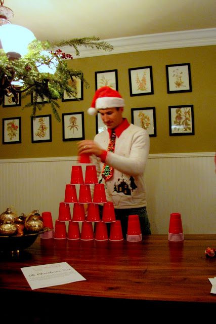 Funny Holiday Party Ideas
 Minute To Win It Christmas Party Edition These games are