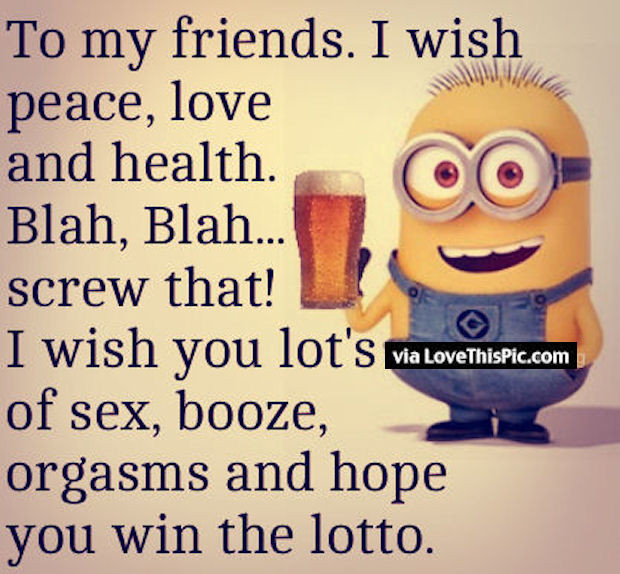 Funny New Years Eve Quotes
 Minion New Years Funny Quote For Friends s
