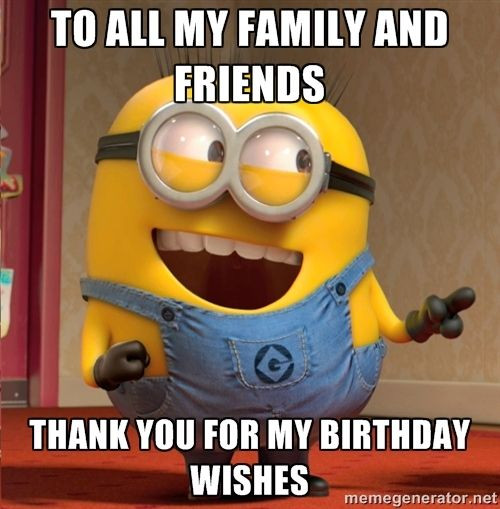Funny Thank You Birthday Wishes
 Birthday wishes My birthday and Thank you for on Pinterest