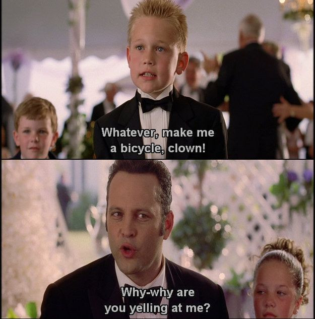 Funny Wedding Crashers Quotes
 That moment when Jeremy got harassed by a kid