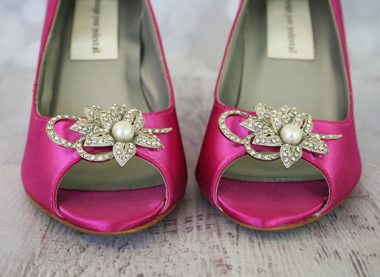 Fuschia Shoes For Wedding
 Wedding Shoes Fuschia Peep Toe Wedge Wedding Shoes with