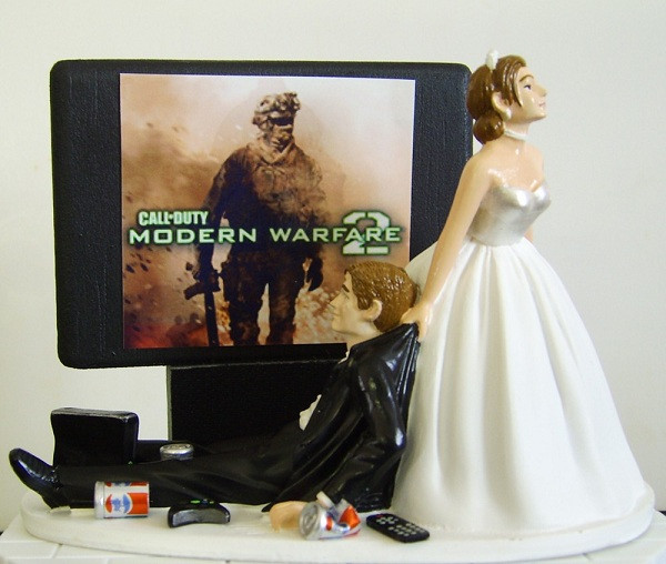 Gamer Wedding Cake Topper
 Gamer Wedding Cake Topper