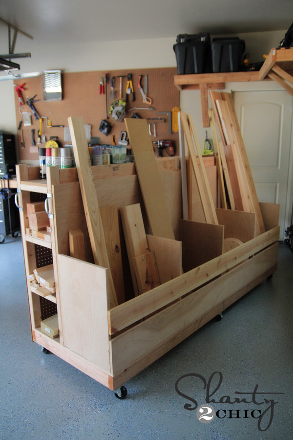 Garage Organization Plan
 Garage Organization DIY Lumber Cart Shanty 2 Chic