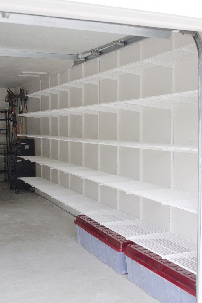 Garage Organization Shelves
 An Incredibly Organized Garage
