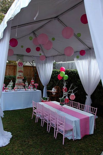 Garden Graduation Party Ideas
 Dream birthday party I want access to a party tent