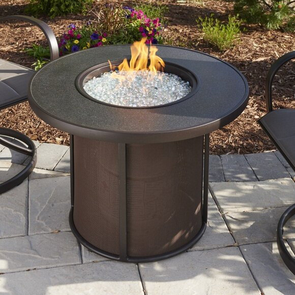 Gas Stone Fire Pit
 The Outdoor GreatRoom pany Stonefire Gas Fire Pit Table
