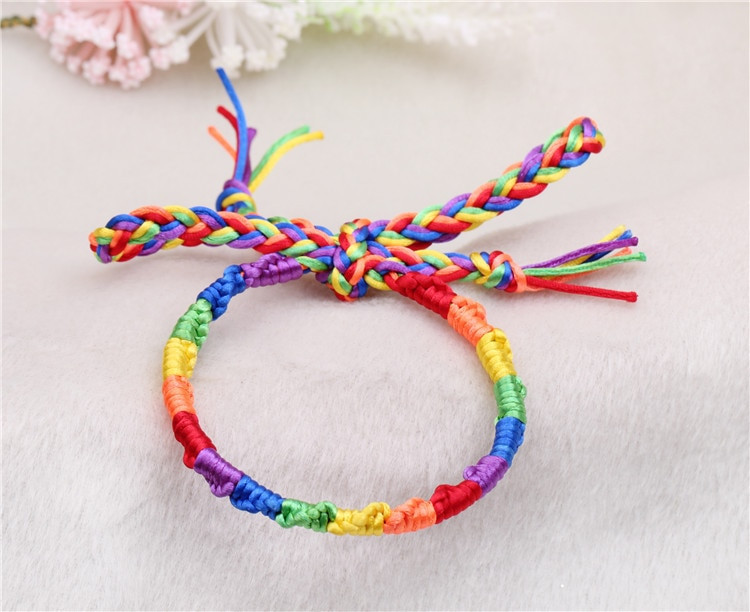 Gay Pride Bracelet
 2016New Handmade braided bracelet Italian flag bracelets
