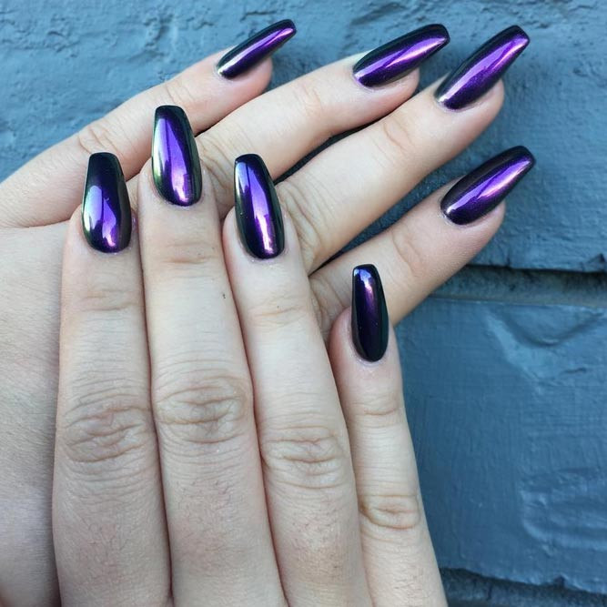 Gel Coffin Nail Designs
 Trendy And Cute Gel Nails Cool Designs