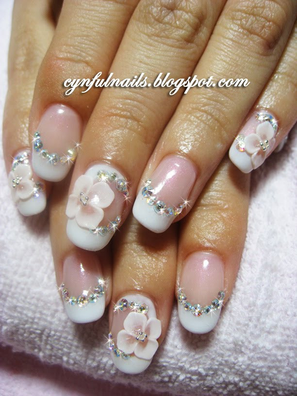 Gel Or Acrylic Nails For Wedding
 Cynful Nails Bridal gel nails