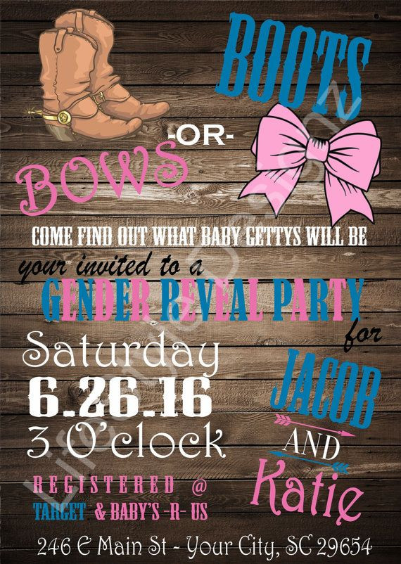 Gender Reveal Party Ideas Country
 510 best images about Gender Reveal Party Ideas on Pinterest