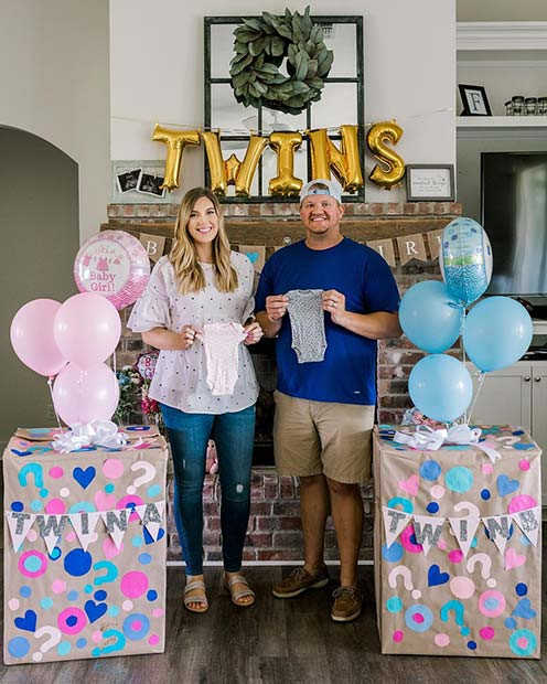 Gender Reveal Party Ideas Twins
 43 Adorable Gender Reveal Party Ideas Page 2 of 4