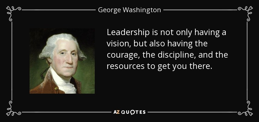 George Washington Quotes On Leadership
 George Washington– A Decisive Leader of Integrity
