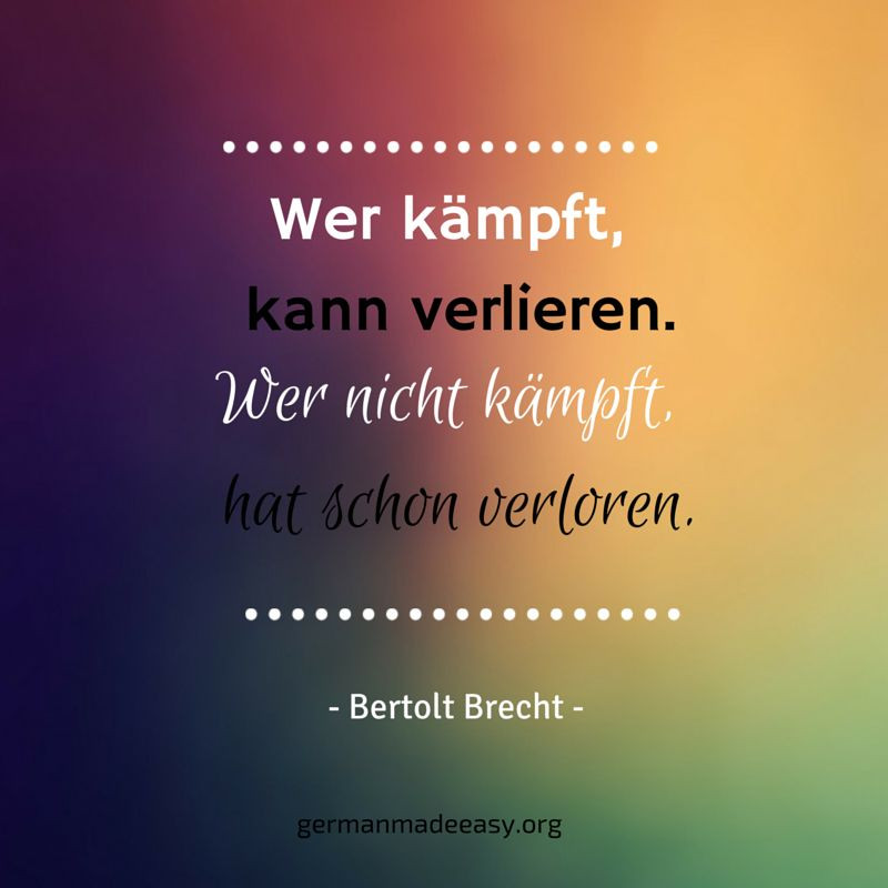 German Quotes About Life
 German quotes about life German Made Easy