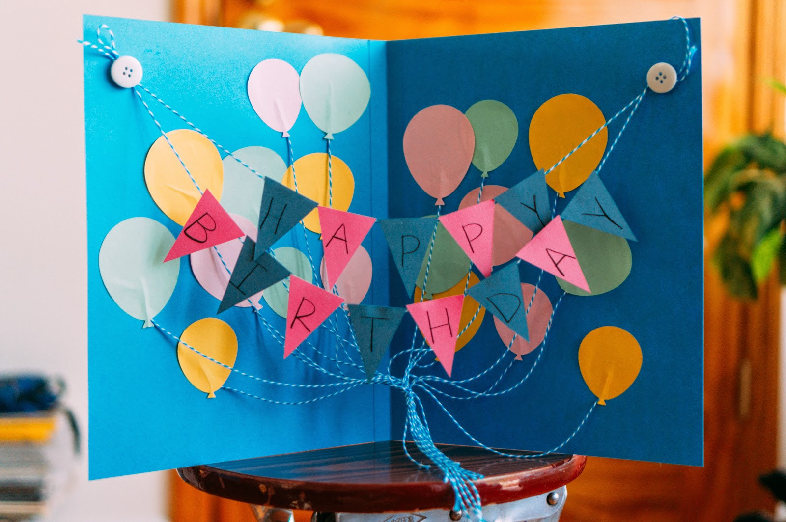 Giant Birthday Card
 Paper Mementos Crafting Days A big happy birthday card