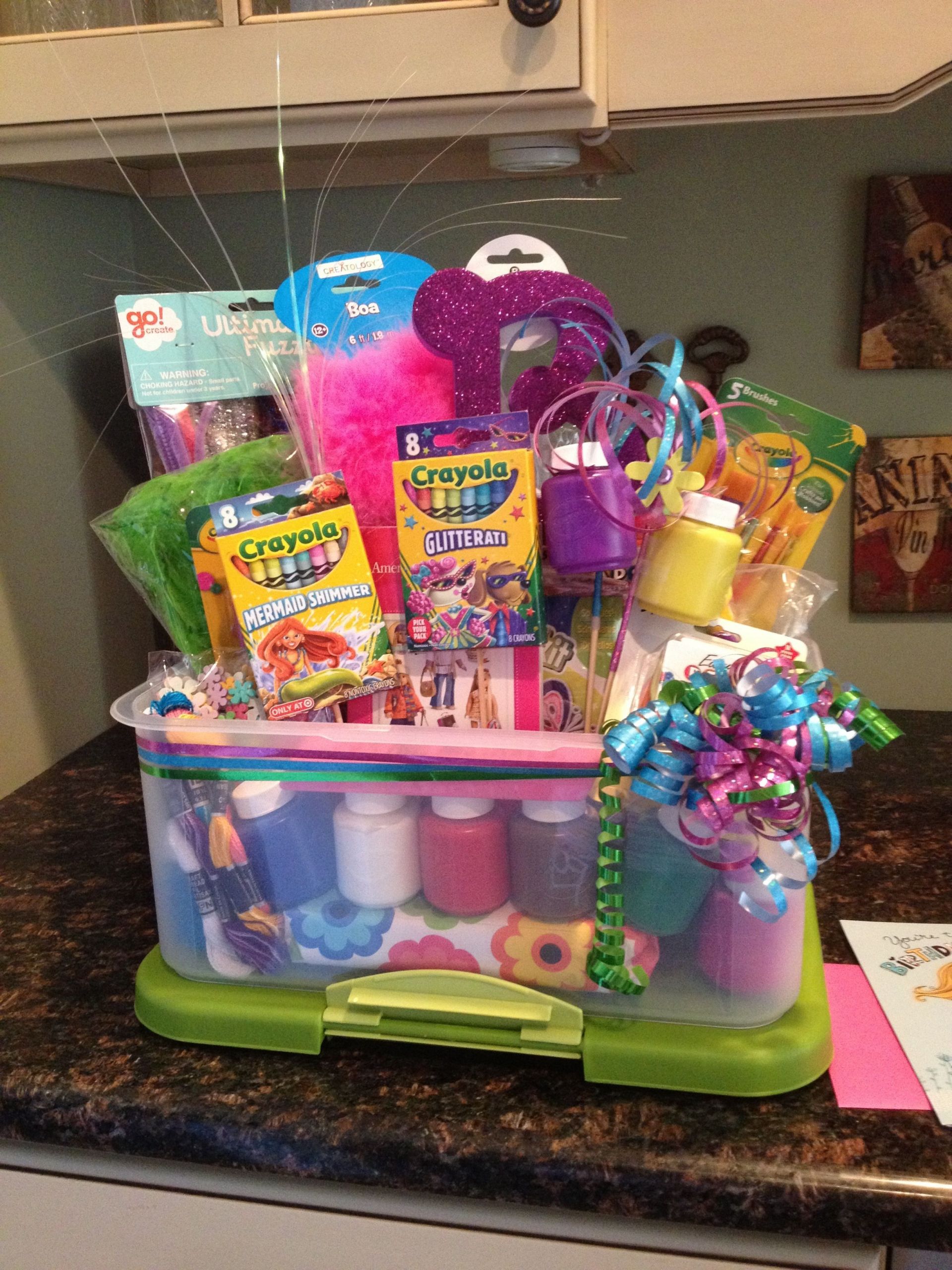 Gift Basket Theme Ideas
 Arts and crafts birthday t