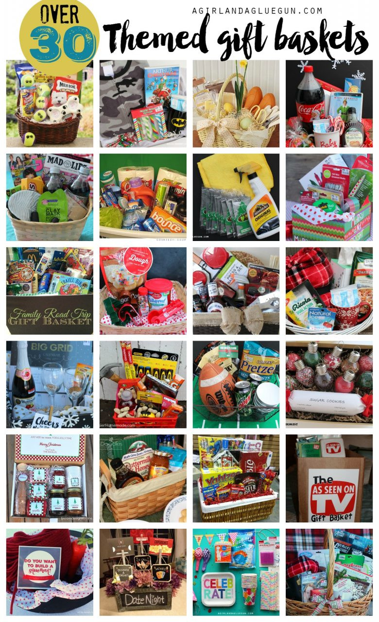 Gift Basket Theme Ideas
 Themed t basket roundup A girl and a glue gun