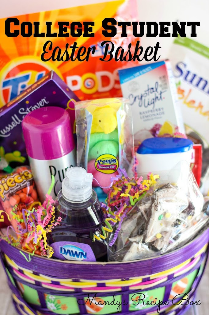 Gift Baskets For College Students Ideas
 College Student Easter Basket