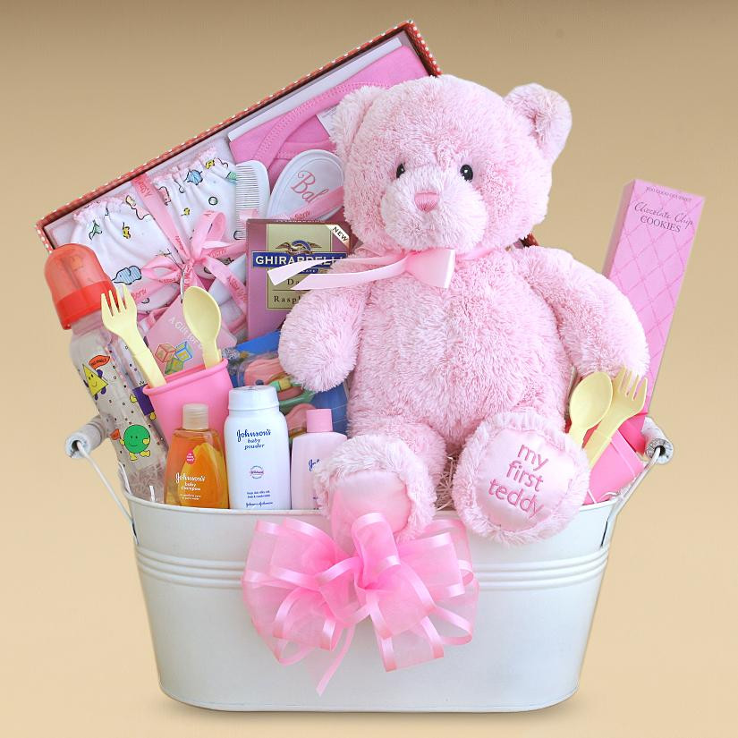 Gift Baskets For New Baby Girl
 Gift Baskets Created Baby Girl Gift Basket