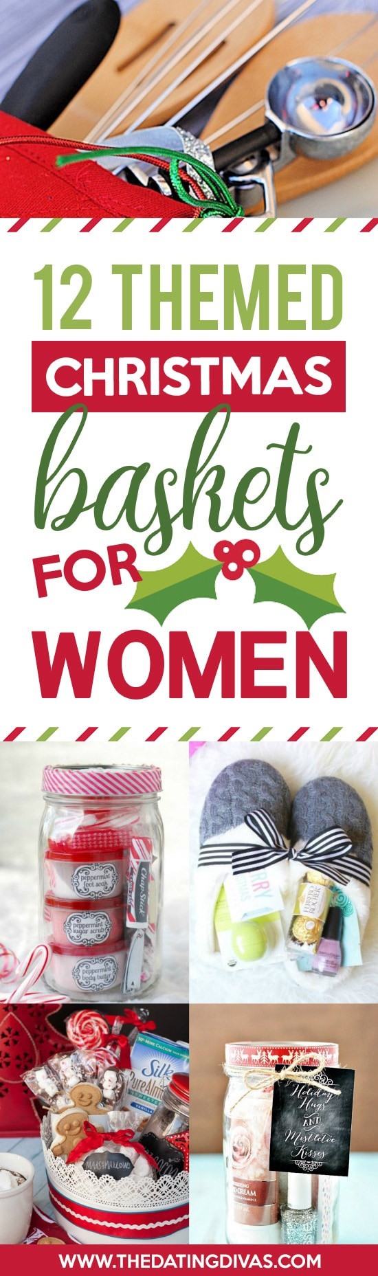 Gift Baskets Ideas For Women
 50 Themed Christmas Basket Ideas The Dating Divas