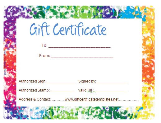 Gift Certificates For Kids
 1000 images about sertifikalar on Pinterest
