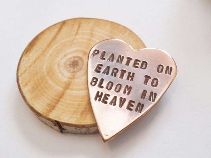 Gift For Parents Of Stillborn Baby
 Planted on Earth to Bloom in Heaven Memorial Jewelry Death