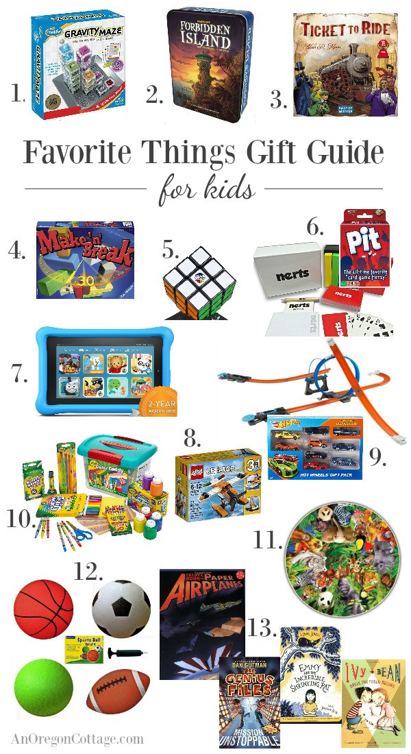Gift Guides For Kids
 Favorite Things Gift Guides for Kids and Teens
