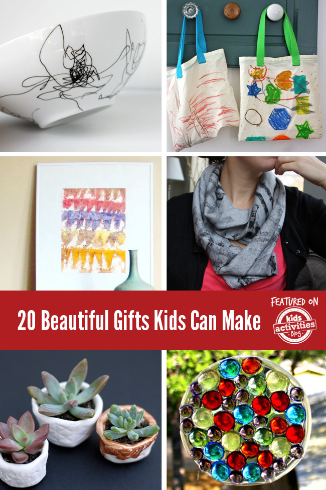 Gift Idea For Kids
 20 Beautiful Gifts Kids Can Make