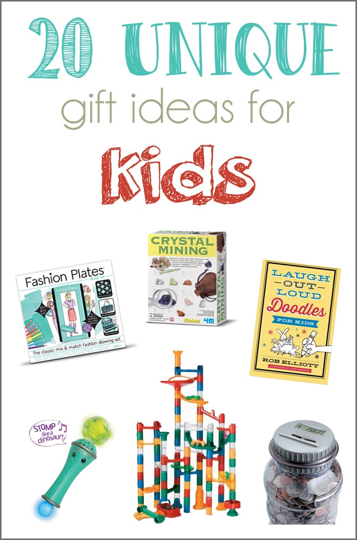 Gift Idea For Kids
 20 Unique Gift Ideas for Kids and a GIVEAWAY Cutesy Crafts