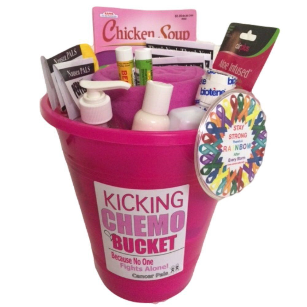 Gift Ideas Chemotherapy Patients
 Breast Cancer Patient and Chemotherapy Gift Basket kicking