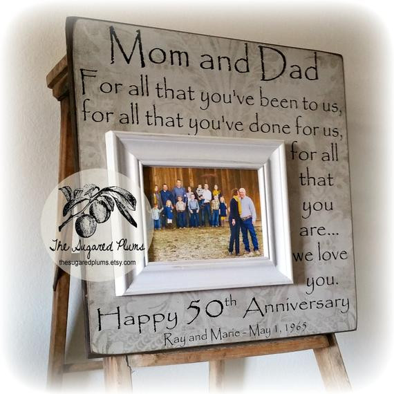 Gift Ideas For Anniversary
 50th Anniversary Gifts Parents Anniversary Gift For All That