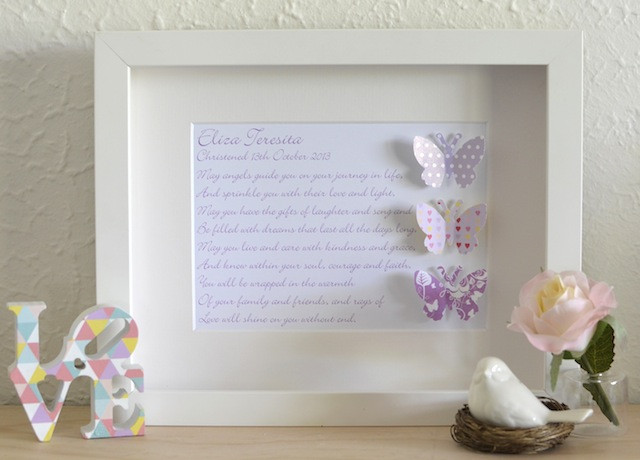 Gift Ideas For Baptism Baby Girl
 New Baby Christening Baptism Personalised Gift Idea line