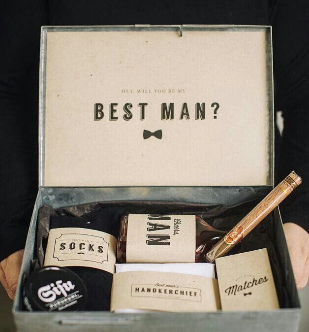 Gift Ideas For Best Man
 DIY "will you be my best man" box with free printables