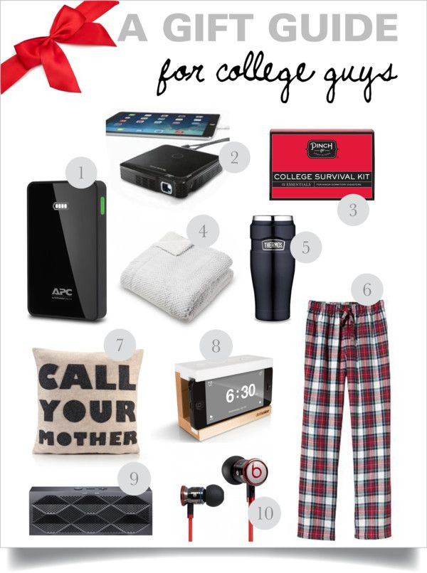 Gift Ideas For College Boys
 Gift Guide for College Guys