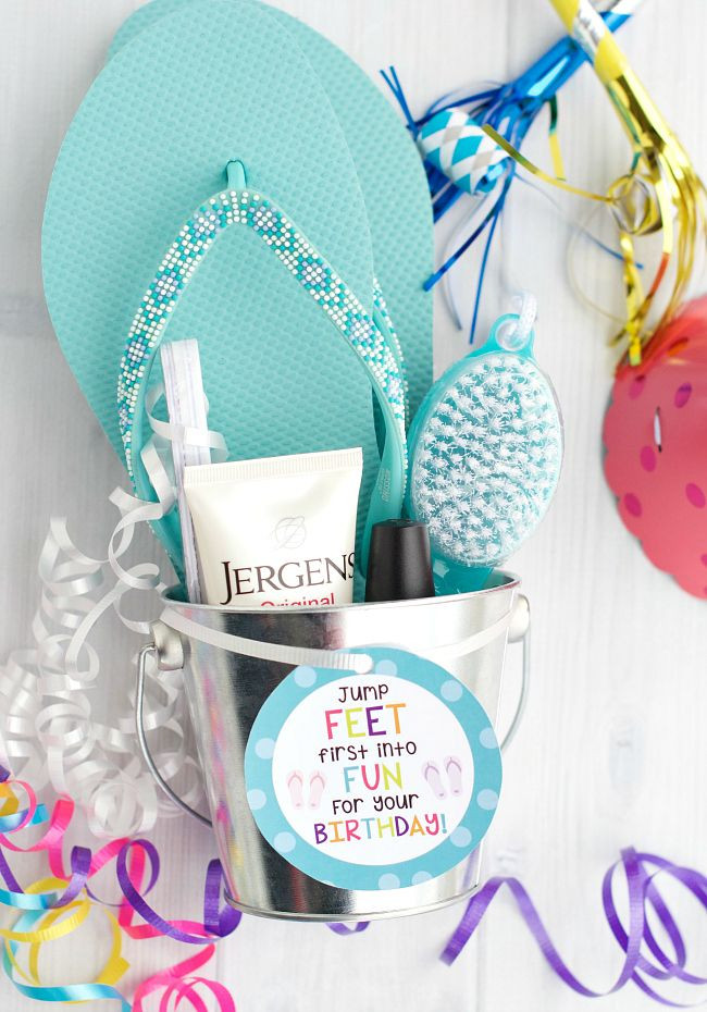 Gift Ideas For Friends Birthday Female
 Pedicure Gift Basket Birthday Gift