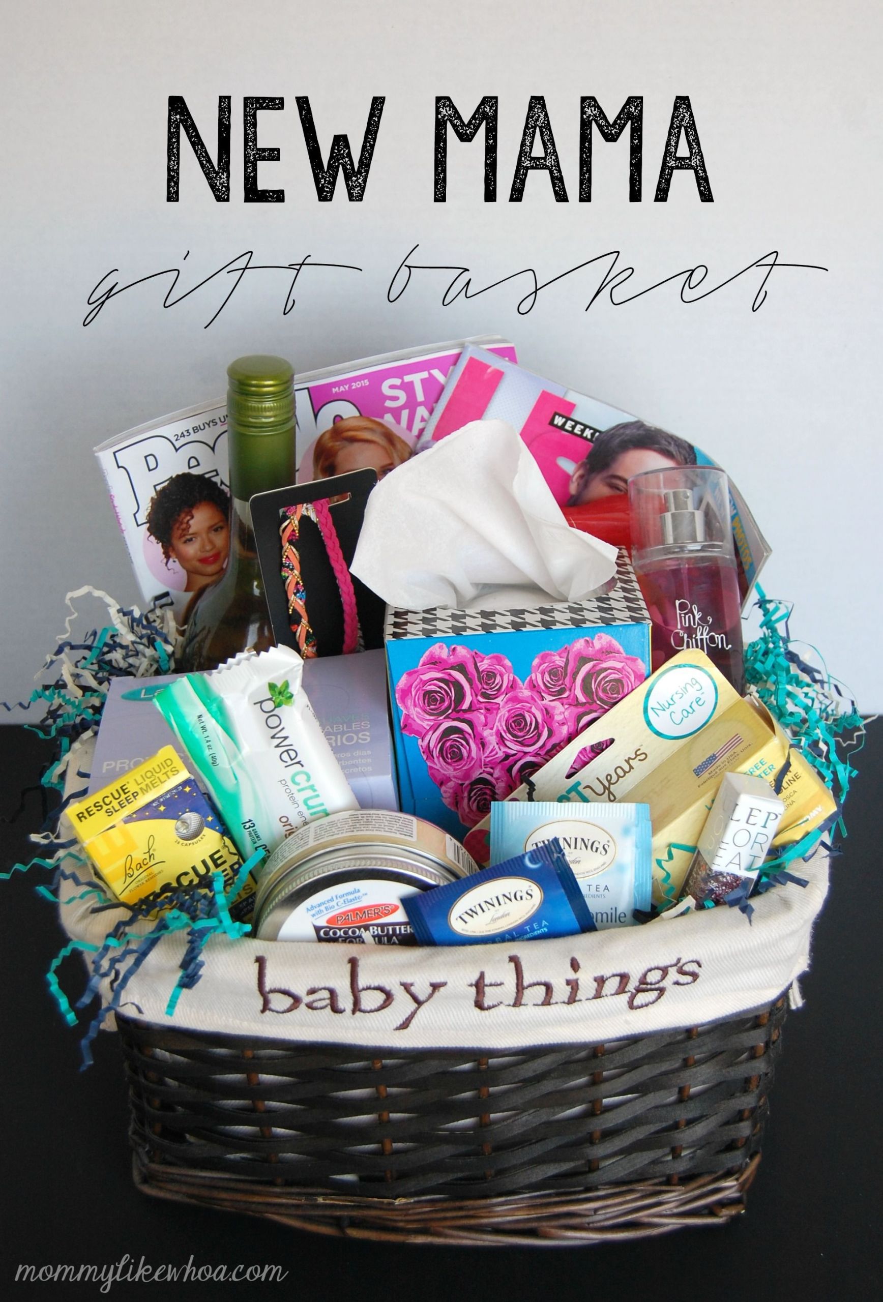 Gift Ideas For Mom To Be At Baby Shower
 New Mama Gift Basket