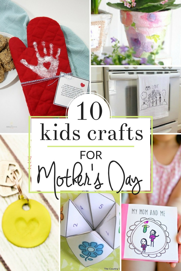 Gift Ideas For Mothers
 Homemade Mother s Day Gifts from Kids The Crazy Craft Lady