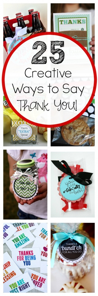 Gift Ideas To Say Thank You For Helping
 Thank You Gift Ideas Bucket of Thanks Crazy Little Projects