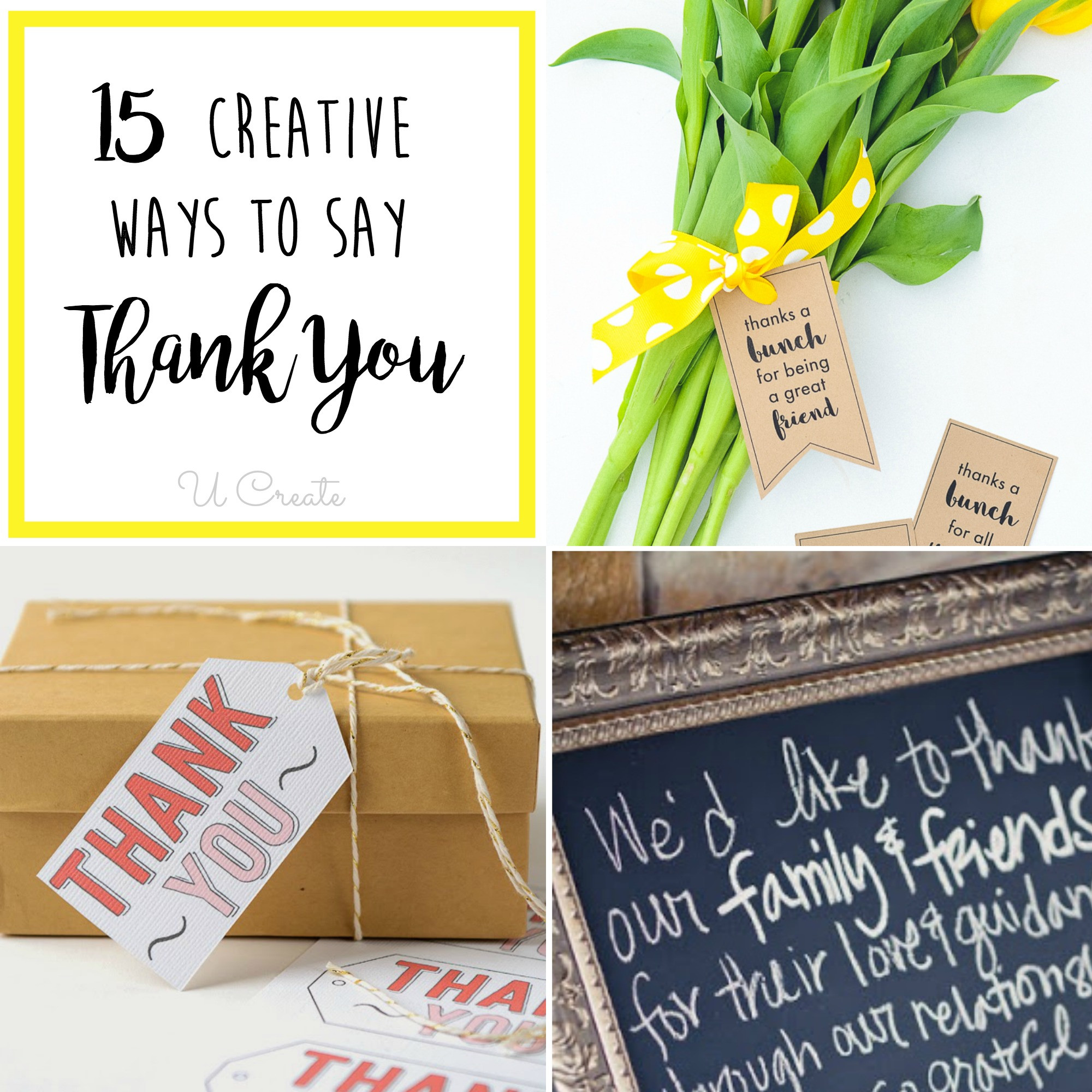 Gift Ideas To Say Thank You For Helping
 15 Creative Ways to Say Thank You