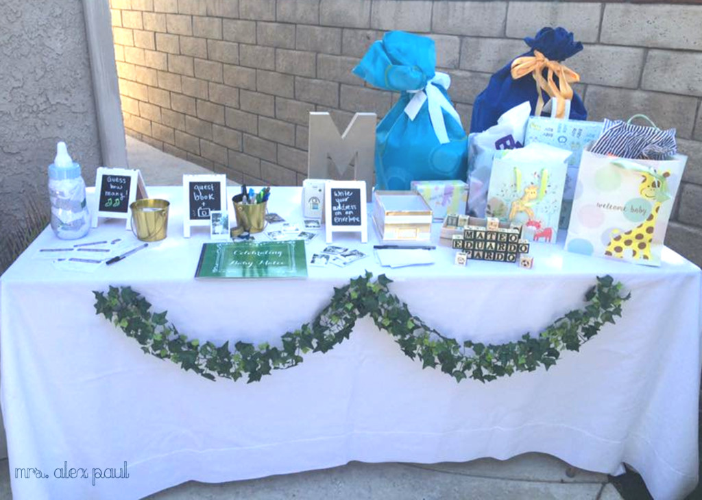 Gift Table Baby Shower Ideas
 Mrs Alex Paul