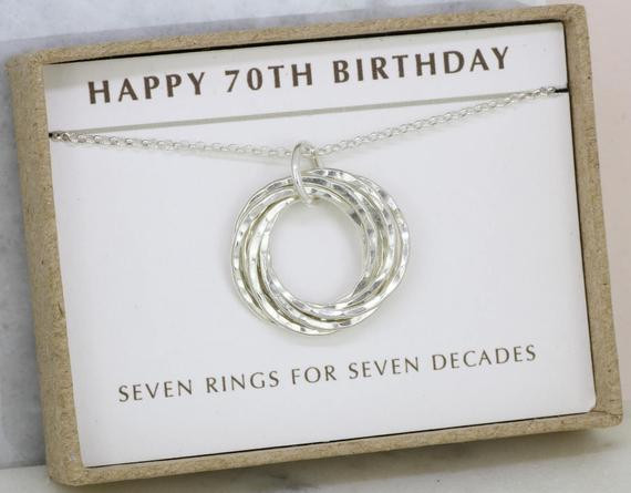 Gifts For 70th Birthday
 70th birthday t for her 70th birthday necklace 70th t