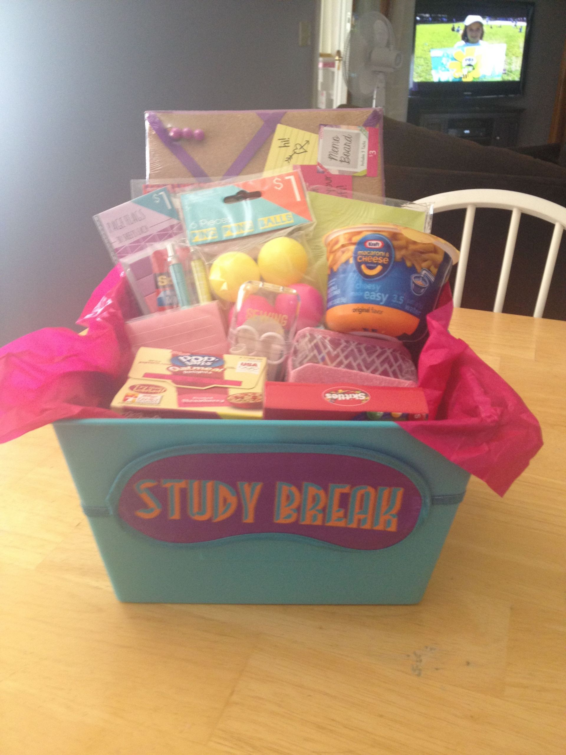Gifts For Kids Going To College
 College t basket crafts