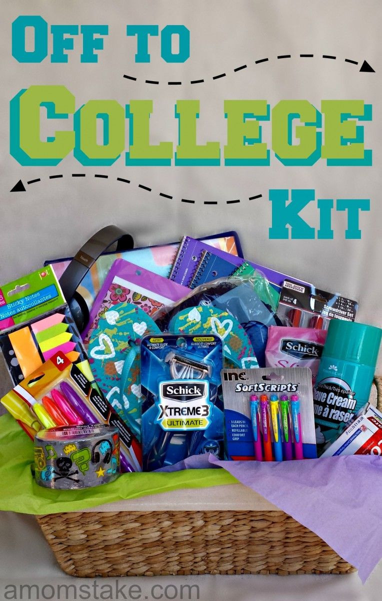 Gifts For Kids Going To College
 Going away to college can be a hard and stressful time for