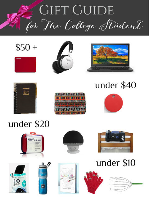 Gifts For Kids Going To College
 College Student Gift Guide